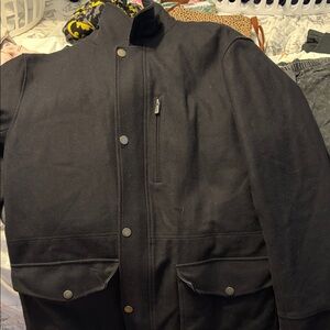 Brooks Brothers Black Military Jacket